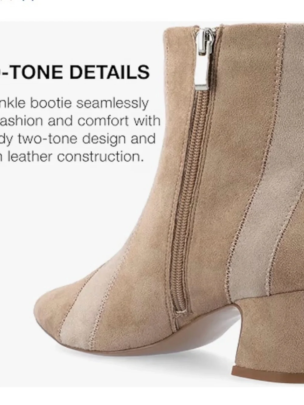 NWT Journee Collection Women's Lusinda Color Block Pointed Toe Booties size 9